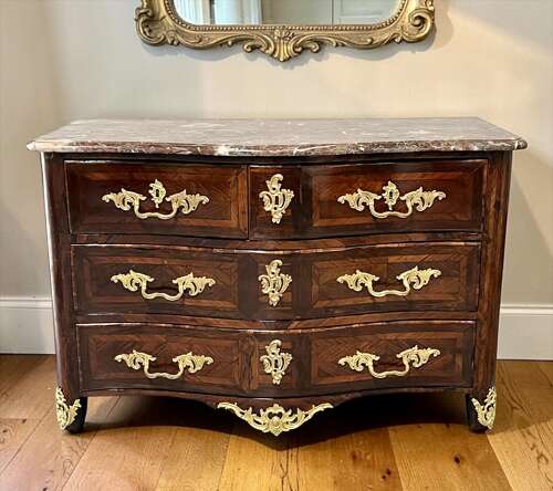 French Regence Commode Stamped MONDON