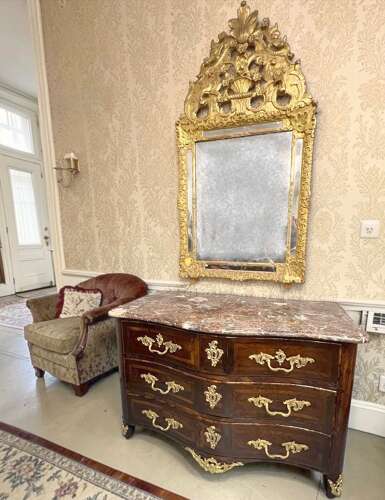 French Regence Commode Stamped MONDON