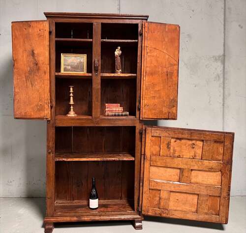 17th Century Spanish Oak And Poplar Armario Cupboard