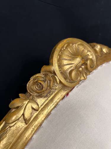 Pair Of 19th Century French Giltwood Armchairs