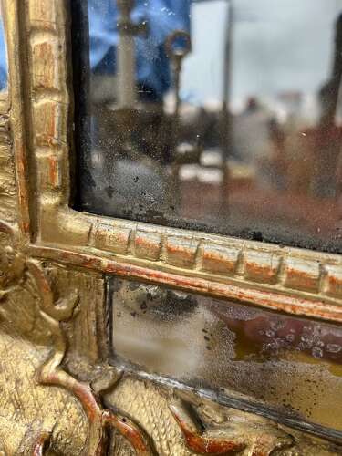 18th Century French Régence Giltwood Mirror